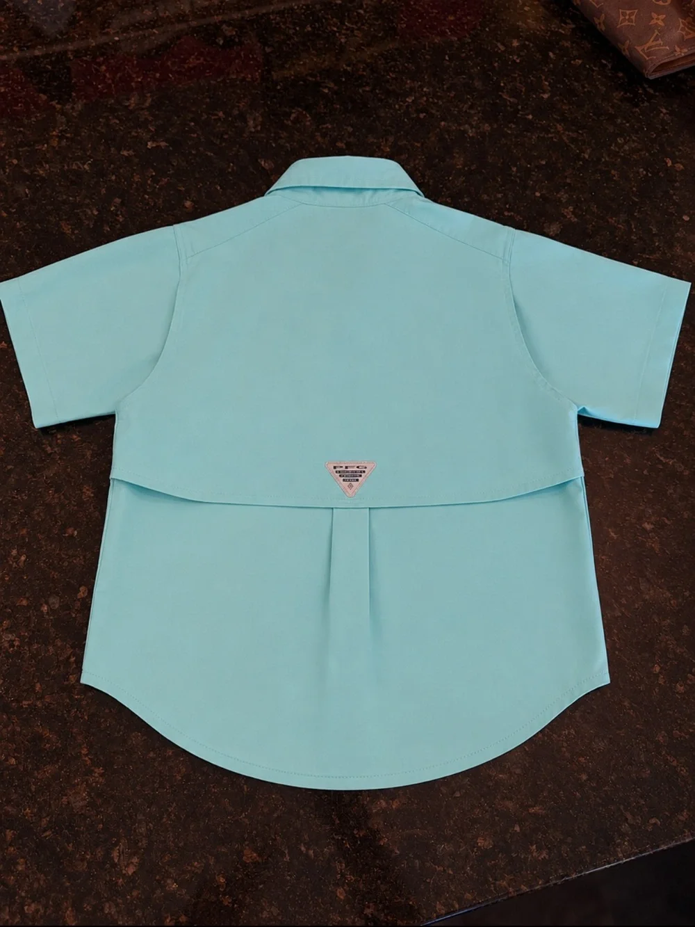 Columbia Boys' Short-Sleeve Button-Front Shirt - Aqua